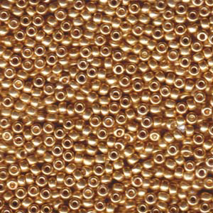 SB8J-91052 Miyuki size 8 seed beads - galvanized gold SB8J-91052 Miyuki size 8 seed beads - galvanized gold