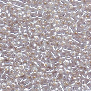 SB8J-91 Miyuki size 8 seed beads - s/l crystal SB8J-91 Miyuki size 8 seed beads - s/l crystal
