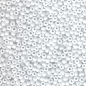 SB8J-9402 Miyuki size 8 seed beads - opaque white SB8J-9402 Miyuki size 8 seed beads - opaque white