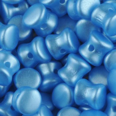 GBPLT-342 Czech pellet pressed beads - pastel turquoise