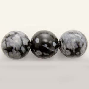 SP-SN6 - Snowflake Obsidian Round