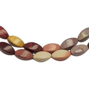 SP-MO5 Twist Mookaite Beads