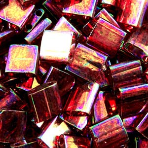 TL 301 Miyuki tila beads - rose gold luster