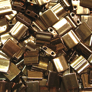 TL 457 Miyuki tila beads - dark bronze TL 457 Miyuki tila beads - dark bronze