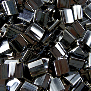 TL 464 Miyuki tila beads - light gun metal TL 464 Miyuki tila beads - light gun metal