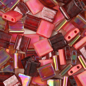 TL M5 Miyuki tila beads - pinks mix TL M5 Miyuki tila beads - pinks mix