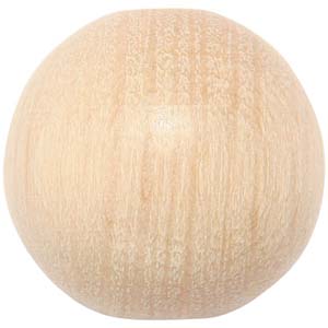 WB1 - round wooden bead