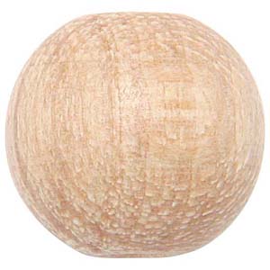 WB4 - round wooden bead