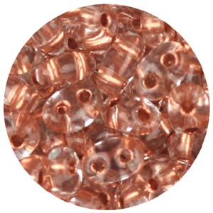 SBT-105 - Czech twin seed beads - copper lined