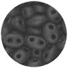 SBT-19M - Czech twin seed beads - black matt