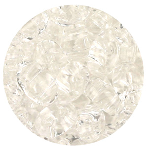 SBT-26 - Czech twin seed beads - crystal transparent