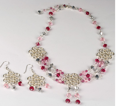 Chain maille flower workshop