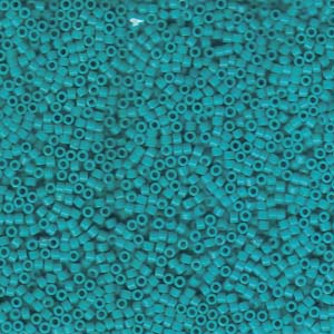 DB658 - Miyuki Delica Beads - opaque turquoise green, dyed