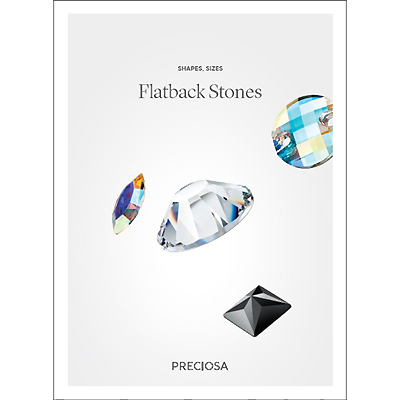 PC-CH-FBS - Preciosa Crystal Charts - Flatback Stones: Shapes & Sizes