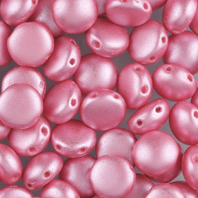 GBCDY06-340 - Czech Candy Beads - pastel pink