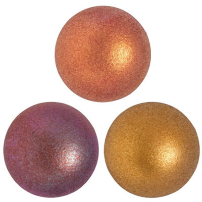 GCPP25-232 - Cabochons par Puca - crystal orange rainbow