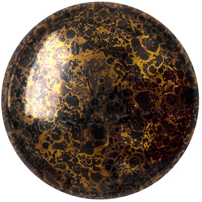 GCPP25-457 - Cabochons par Puca - opaque jet bronze