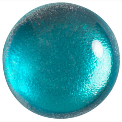 GCPP25-730 - Cabochons par Puca - ice slushy blue curacao