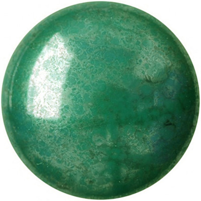 GCPP25-438 - Cabochons par Puca - opaque green lustre