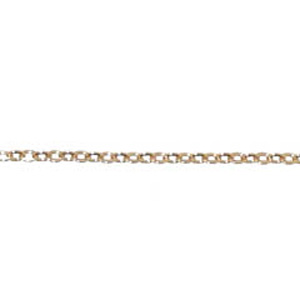 C10-7 - cable chain 2mm link, 0.45mm wire - rose gold