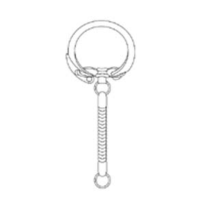 JF99-2 - keyrings - silver