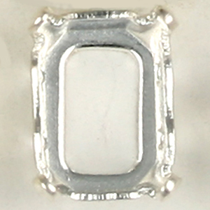 4600/S 10x8mm SPB. - Swarovski sale sew on settings for Swarovski 4600 10x8mm - silver plated