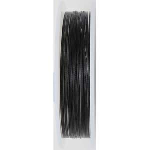 BJW07-0.46 BLK - Beadalon wire: 7 strands - black