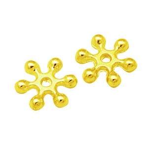 MEB20-1 - snowflake spacer - gold