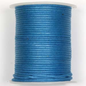 WCC-2 BLU - waxed cotton cord - blue
