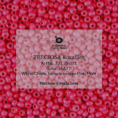 SB8-145M - Preciosa Czech seed beads - Terra Intensive Pink Matt