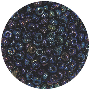 SB8-24 - Preciosa Czech seed beads - metallic blue iris
