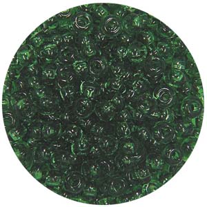 SB10-57 - Preciosa Czech seed beads - transparent green