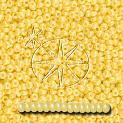 SB8-PL-01 - Preciosa Czech seed beads - PermaLux Light Yellow