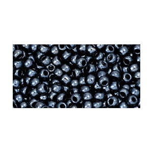 SB15JT-81 - Toho size 15 seed beads - metallic hematite