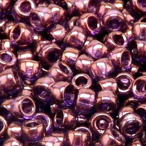 SBP6-237 - Matubo Czech size 6 seed beads - vega on crystal