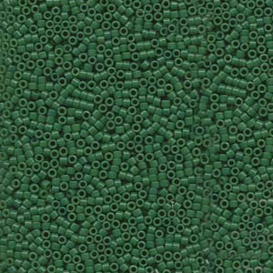 DB656 - Miyuki Delica Beads - opaque jade green, dyed