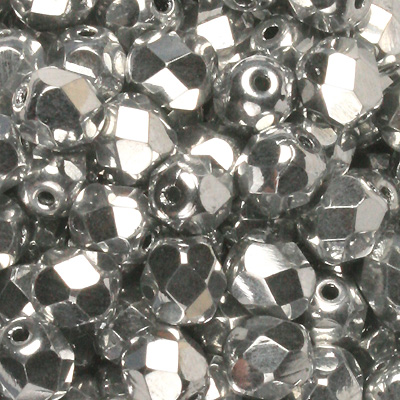 GBFP08 FC 211 - Czech fire-polished beads - crystal full labrador