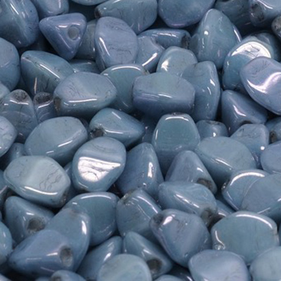 GBPCH-354 - Czech pinch beads - chalk blue lustre
