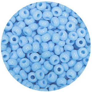 SB8-52 - Preciosa Czech seed beads - opaque turquoise blue