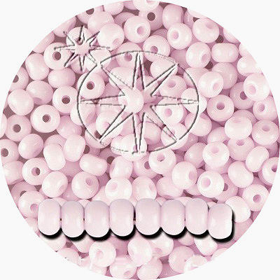 SB6-134 - Preciosa Czech seed beads - opaque pink