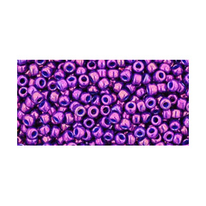 SB8JT-461 - Toho size 8 seed beads - higher metallic grape