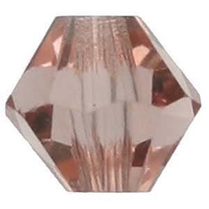 CCBIC04 96 - Czech crystal bicones - french rose