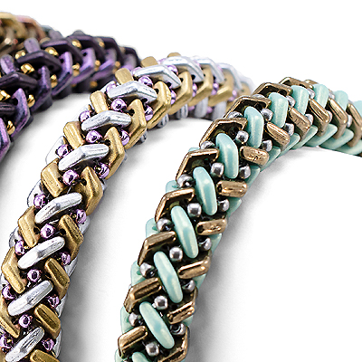 CMP2-BASKET - Basket Weave Bangle Pattern