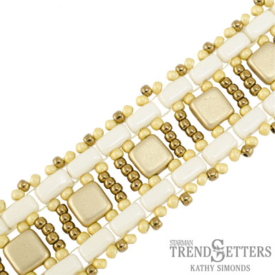 CMP1-LADDER - Brick and Tile Ladder Bracelet Pattern