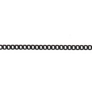 C10-6 - cable chain 2mm link, 0.45mm wire - black