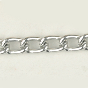 C2A - alloy curb chain 5.5mm link, 1.2mm wire