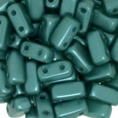 CMBK-321 - CzechMates brick beads - pastel teal