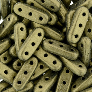 CMBM-277 - CzechMates Beam Beads - Metallic Suede Gold