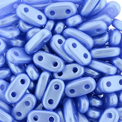 CMBR-326 - CzechMates bar beads - pastel sapphire