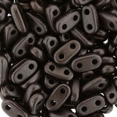 CMBR-346 - CzechMates bar beads - pastel dark brown/bronze